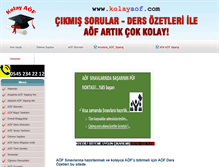 Tablet Screenshot of kolayaof.com